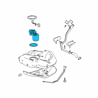 OEM 2016 Chevrolet Impala Fuel Pump Diagram - 13592646