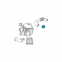 OEM Dodge Ram 2500 Clean Air Duct Diagram - 53032168AB