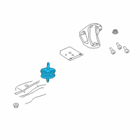 OEM 2013 Chevrolet Caprice Front Mount Diagram - 92271062