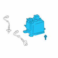 OEM Toyota Tundra Vapor Canister Diagram - 77740-34080