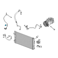 OEM Infiniti QX30 Sensor Assembly-Pressure Diagram - 92136-5DA0A