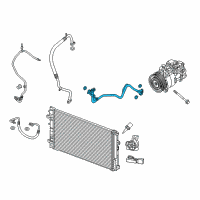 OEM 2018 Infiniti QX30 Heat EXCHANGER-Internal Diagram - 92446-5DA0A