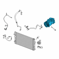 OEM 2017 Infiniti QX30 Compressor-Air Conditioner Diagram - 92600-5DB0B