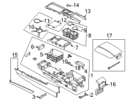 OEM 2022 Lincoln Corsair CATCH - STOWAGE BOX DOOR Diagram - LJ7Z-7806162-AA