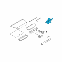 OEM 2012 Nissan Rogue Jack Complete Diagram - 99550-EQ56C