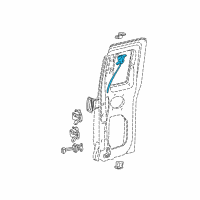 OEM 2000 Ford Ranger Latch Assembly Diagram - AL5Z-13264A26-B