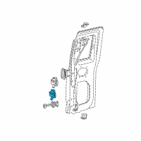 OEM 2001 Ford Ranger Hinge Diagram - F87Z-1326800-B