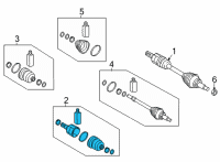 OEM 2022 Hyundai Ioniq 5 JOINT KIT-DIFF SIDE Diagram - 495A3-GI000