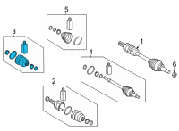 OEM Hyundai Ioniq 5 BOOT KIT-DIFF SIDE Diagram - 495A5-GI000