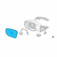 OEM 2014 Hyundai Equus Mirror & Holder Assembly-Outside Rear Vi Diagram - 87611-3N620