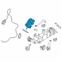 OEM 2018 BMW 530i Exhaust Gas Recirculation Valve Diagram - 11-71-8-513-132