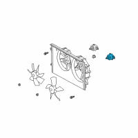 OEM Lexus ES330 Motor, Cooling Fan Diagram - 16363-28170