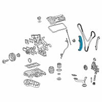 OEM Lexus Slipper, Chain Tensioner Diagram - 13559-0P010