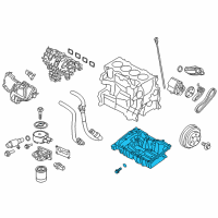 OEM 2019 Ford Explorer Oil Pan Diagram - GB5Z-6675-A