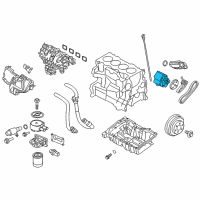 OEM 2019 Ford Mustang Oil Pump Diagram - F2GZ-6600-A