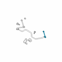 OEM 2007 Chrysler Aspen Link-STABILIZER Bar Diagram - 55398928AB