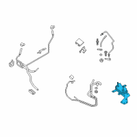 OEM 2018 Lincoln MKX Auxiliary Cooler Diagram - G2GZ-7A095-A