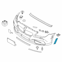 OEM BMW 640i Side-Marker Rear Reflector, Right Diagram - 63-14-7-203-266