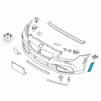 OEM 2012 BMW 535i xDrive Side-Marker Rear Reflector, Right Diagram - 63-14-7-203-266