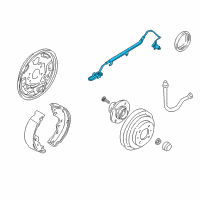 OEM Nissan Sentra Sensor Assembly Anti SKID, Rear Diagram - 47901-4M460