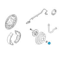 OEM 2003 Nissan Sentra Cap-Hub, Rear Wheel Diagram - 43234-4Z300