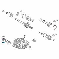 OEM Toyota RAV4 Front Support Stopper Diagram - 41654-0R020