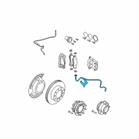 OEM 2009 Ford F-350 Super Duty Brake Hose Diagram - 8C3Z-2078-L