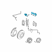 OEM Ford F-350 Super Duty Lock Assembly Diagram - AC3Z-3B396-A