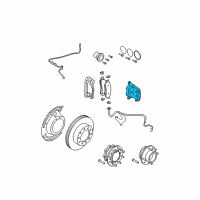 OEM Ford Caliper Diagram - AC3Z-2B121-B