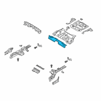 OEM Ford Escape PAN ASY - FLOOR - CENTRE Diagram - LX6Z-7811160-A