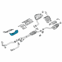 OEM 2011 Hyundai Genesis Protector-Heat Front, LH Diagram - 28791-3M000