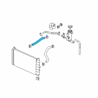 OEM 2004 Saturn Ion Radiator Inlet Hose (Upper) Diagram - 22722599