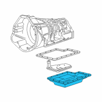 OEM Lincoln Transmission Pan Diagram - 7L7Z-7A194-A