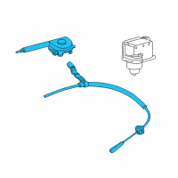 OEM 2007 Mercury Monterey Actuator Assembly Diagram - 6F2Z-9A825-AA