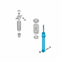 OEM 2022 Hyundai Palisade Rear Shock Absorber Assembly Diagram - 55367-S9300