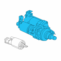 OEM 1999 Honda Civic Starter, Reman Diagram - 06312-P2M-506RM