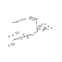 OEM 2007 Acura RDX Rubber, Exhaust Mounting Diagram - 18215-STK-A01