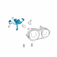 OEM 2010 Nissan GT-R Harness Assembly-Rear Combination Diagram - 26551-JF30A