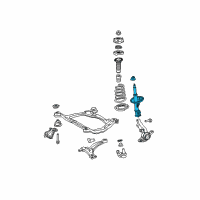 OEM 2018 Toyota Sienna Strut Diagram - 48510-8Z293