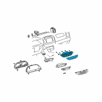 OEM 2006 Toyota Camry Heater Control Diagram - 55902-33660