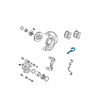 OEM 2006 Toyota Corolla Brake Hose Diagram - 90080-94136