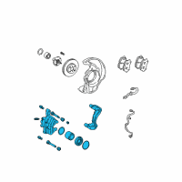 OEM 2005 Toyota Matrix Caliper Diagram - 47730-02140