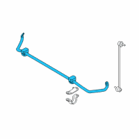 OEM 2013 BMW 535i Stabilizer Front With Rubber Mounting Diagram - 31-35-6-791-925