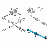 OEM 2014 Kia Sportage Propeller Shaft Assembly Diagram - 493002S500