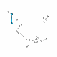 OEM 2010 Ford Mustang Stabilizer Link Diagram - BR3Z-5K483-B