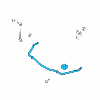 OEM 2010 Ford Mustang Stabilizer Bar Diagram - AR3Z-5482-A