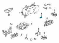 OEM 2021 Chevrolet Trailblazer Hazard Switch Diagram - 42569422