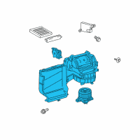 OEM 2009 Toyota Sequoia Blower Assembly Diagram - 87130-0C061