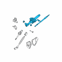 OEM 2011 Toyota Tacoma Steering Column Diagram - 45250-04221