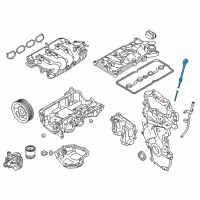 OEM 2019 Nissan Sentra Gauge-Oil Level Diagram - 11140-BV80A